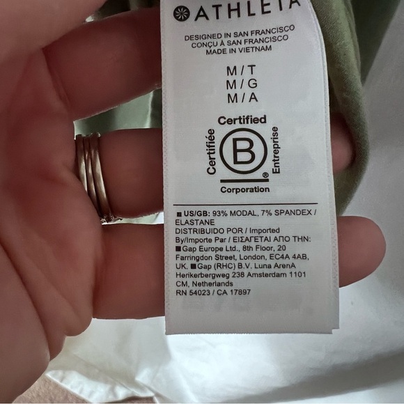 EUC Athleta Santorini Thera Dress in Eucalyptus Olive size Medium Tall - Picture 8 of 13